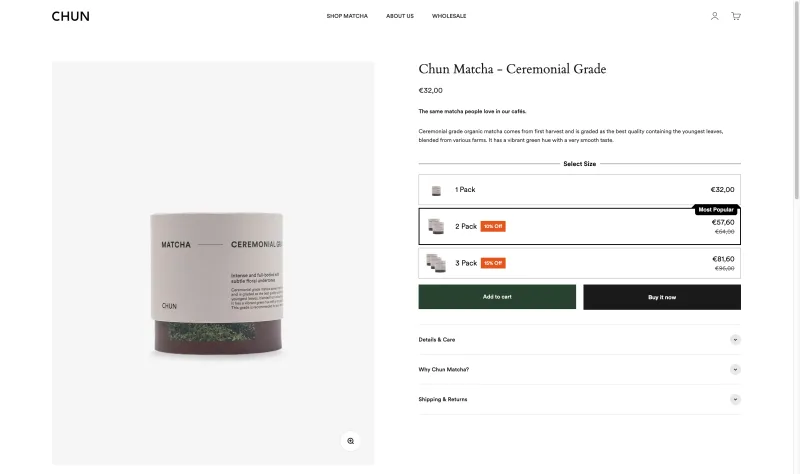 Chun Matcha
