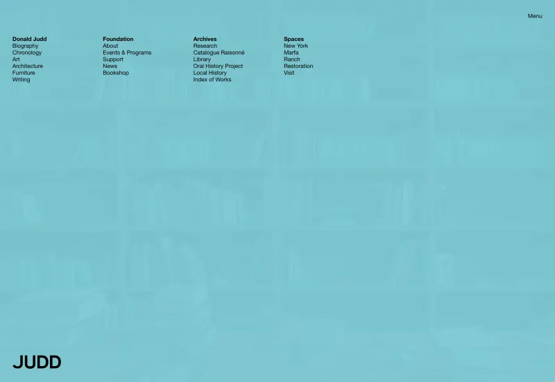 Donald Judd Library