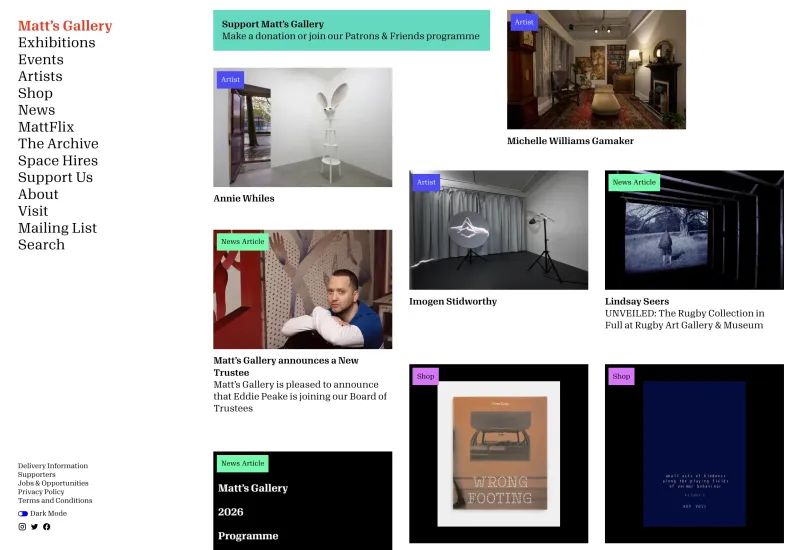 Matt’s Gallery
